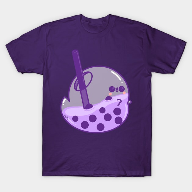 Purple Ghostea T-Shirt by Fluffymafi